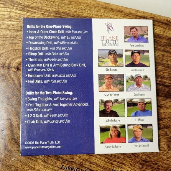 The Plane Truth for Golfers with Jim Hardy 3 DVD Set + BONUS Disc Tips & Drills - Picture 4 of 7